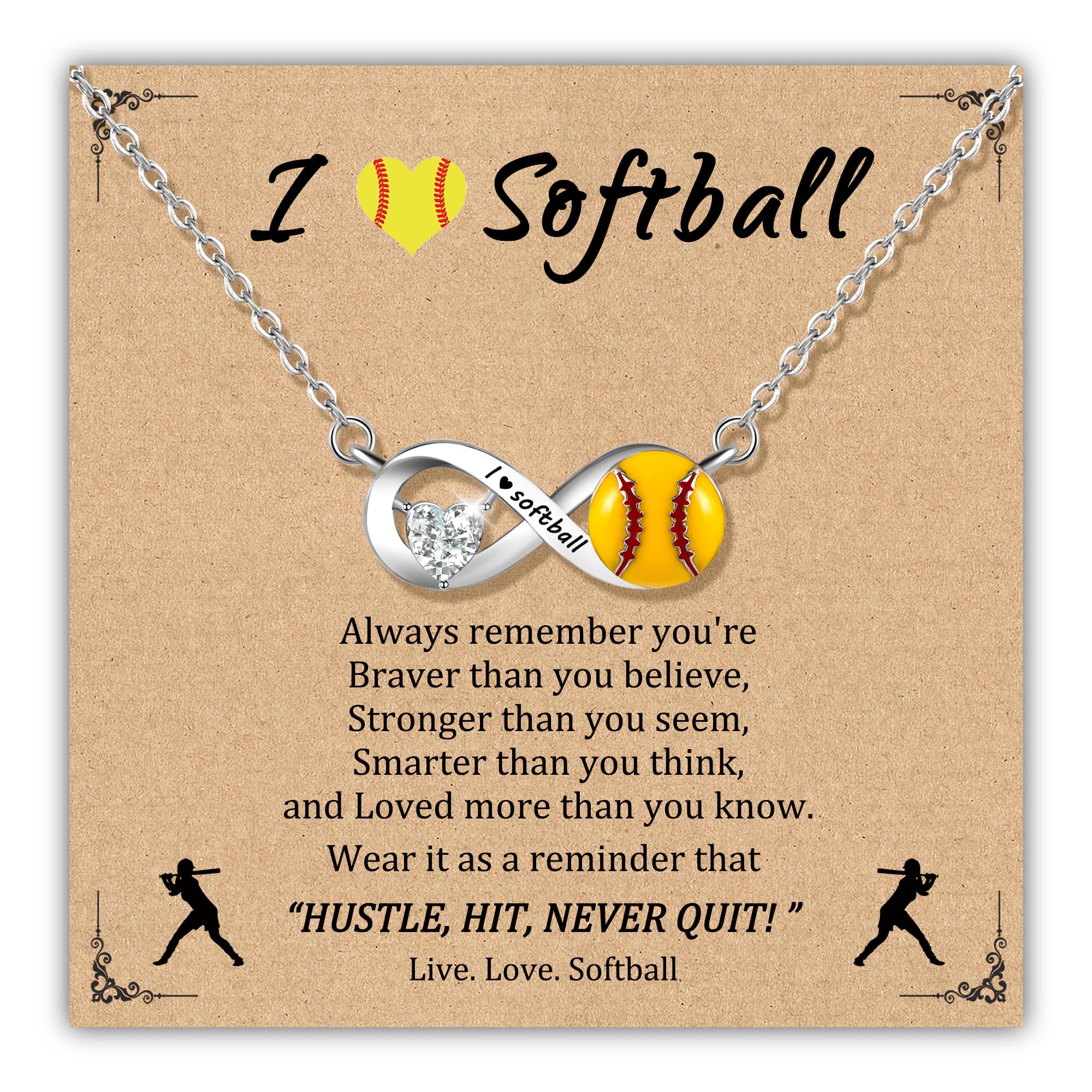 PEALICIOUS Silver Sport Necklace, Soccer Necklace Softball Volleyball Gifts