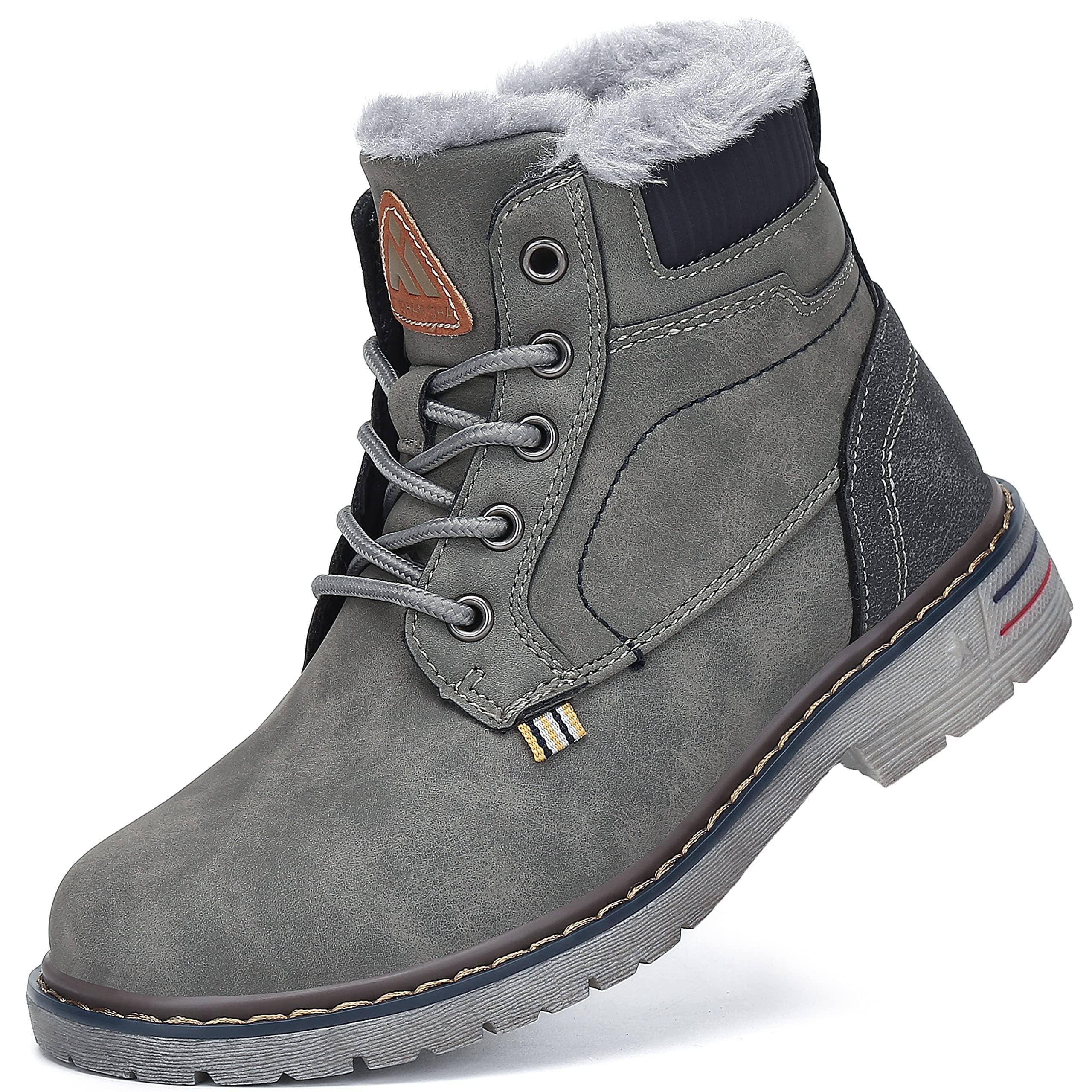 Mishansha Bambino Stivali da Neve Ragazzo Ragazza Inverno Antiscivolo Caldo Scarpe Unisex, GR.24-36
