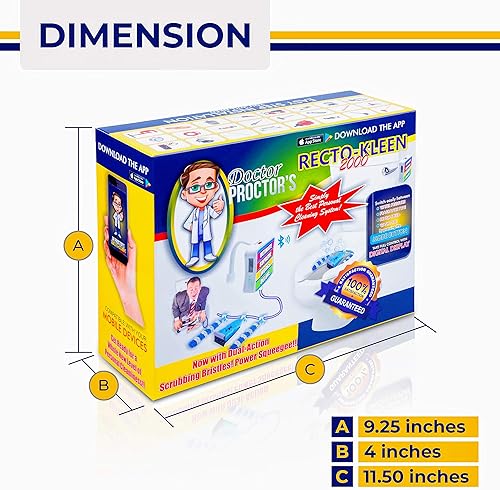 Miniatura 6 de Prank Gift Boxes, Inc. Caja de bromas Recto-Kleen de Dr. Proctor 2000 para adultos o niños. Caja de regalo de broma para regalo divertido. La caja