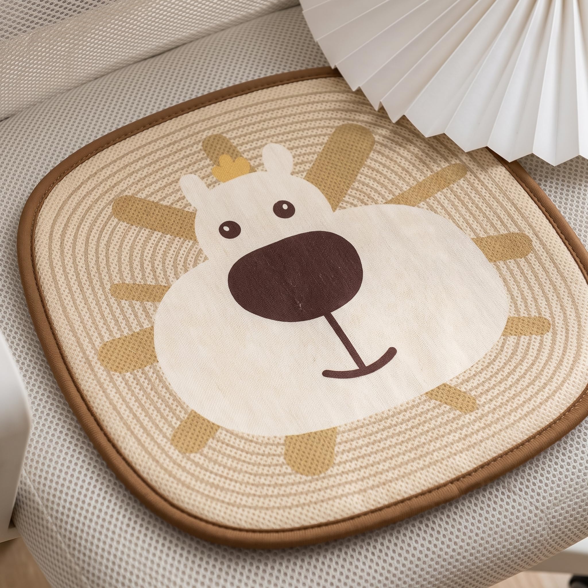Cuscini per sedie, Cuscino sedia rinfrescante 40x40cm, Cuscino sedia antiscivolo, Traspirante per ufficio e casa
