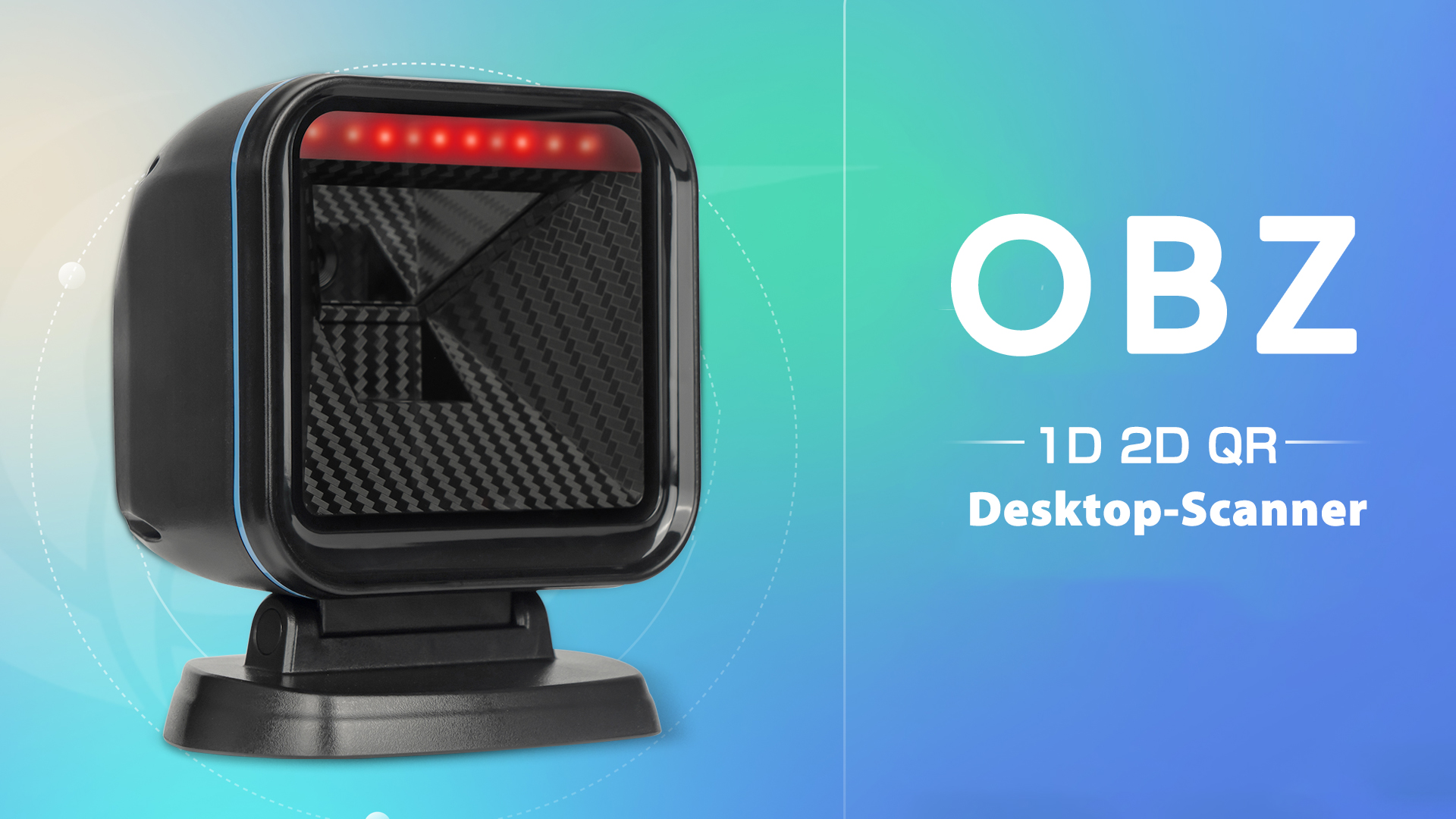 OBZ Barcode Scanner 2D 1D QR Code Scanner USB für Inventar, Handheld