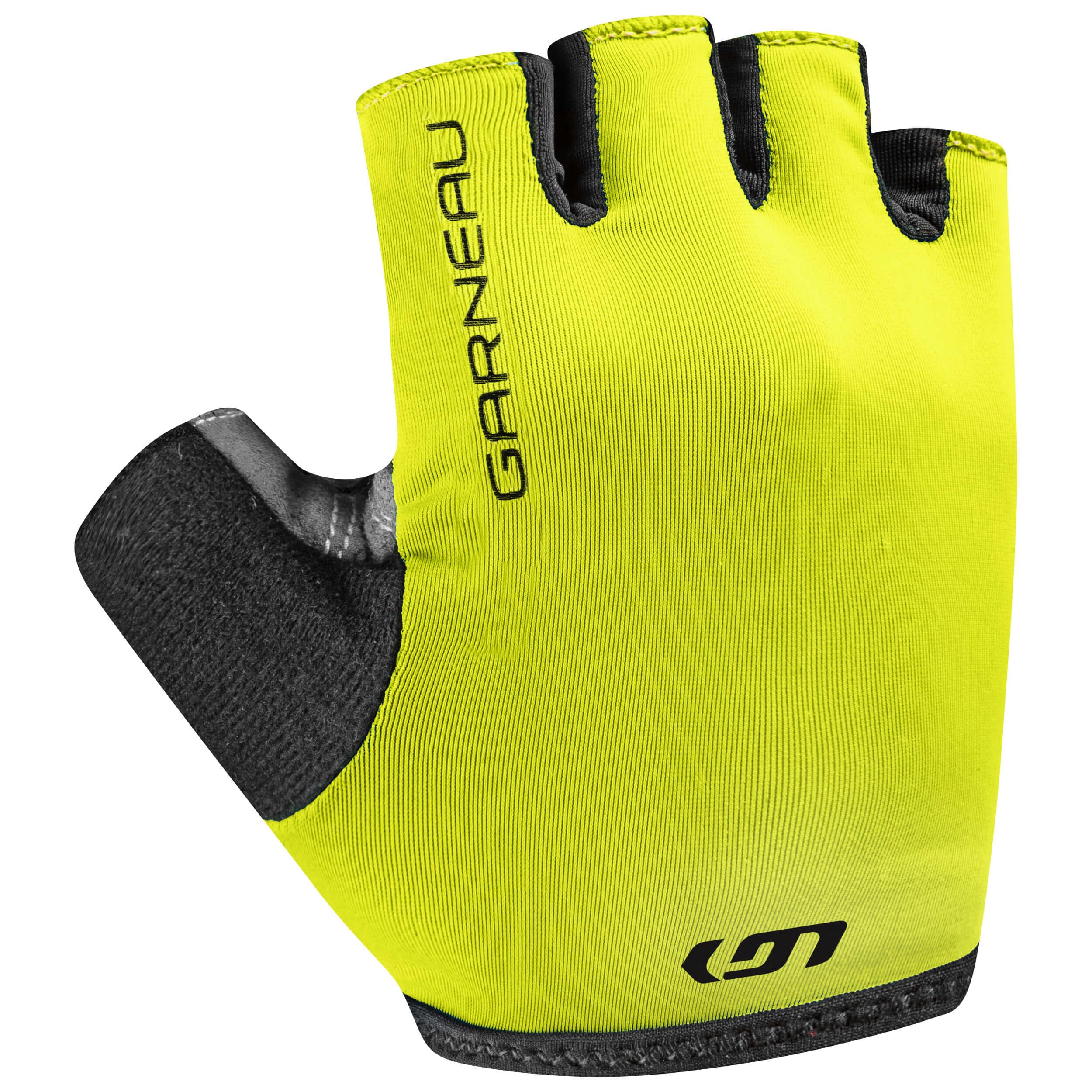 Louis Garneau Calory Jr. Cycling Gloves - Kid's Bright Yellow Junior Large