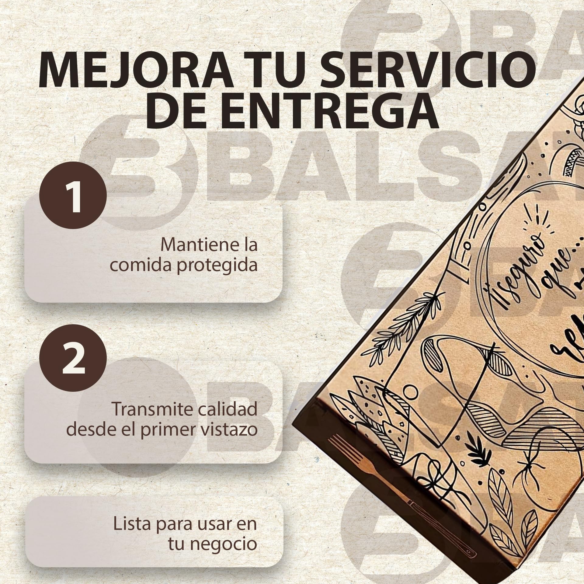 BALSAT Caja de Cartón para Cachopo 425x190x50 mm | Pack 100 Uds. | Caja para Regalo Gastronómico | Caja para Envíos de Comida Caliente y Delivery | Caja de Cartón con Tapa Resistente Fácil de Montar