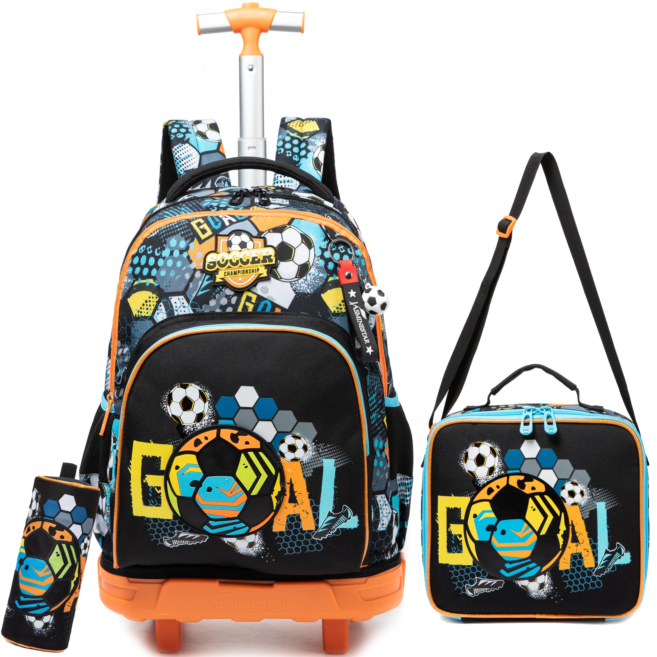 HTgroce Mochilas Trolley Escolares,3 in 1 Trolley Escolar para Niñas para la Escuela Primaria
