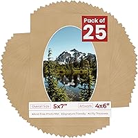 Vista 43 de Tapete de 5 x 7 para fotos de 4 x 6 pulgadas, con apertura de tablero ovalado verde Honeydew precortado, sin ácidos, mate para proteger tus