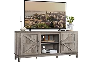 Yaheetech 65 Inch Gray TV Stand
