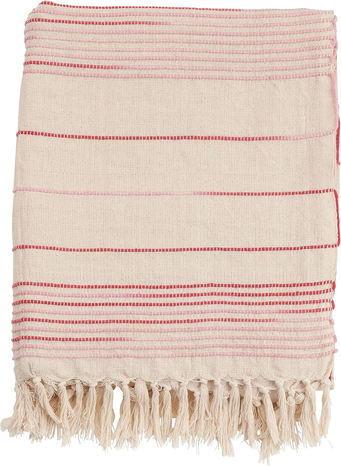 SARO LIFESTYLE Striped Design Throw Blanket
