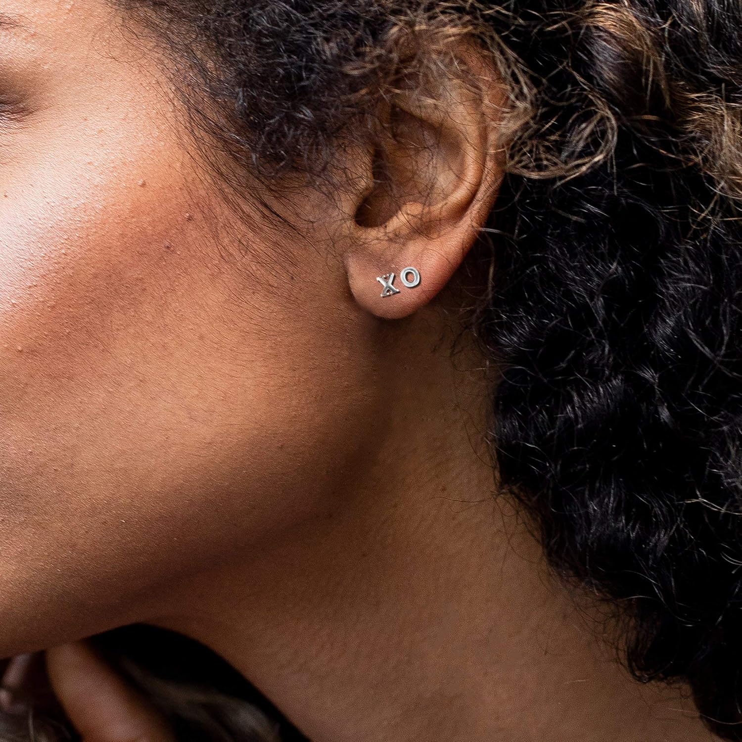 Boma Jewelry Sterling Silver XO Hugs and Kisses Stud Earrings - Image 3