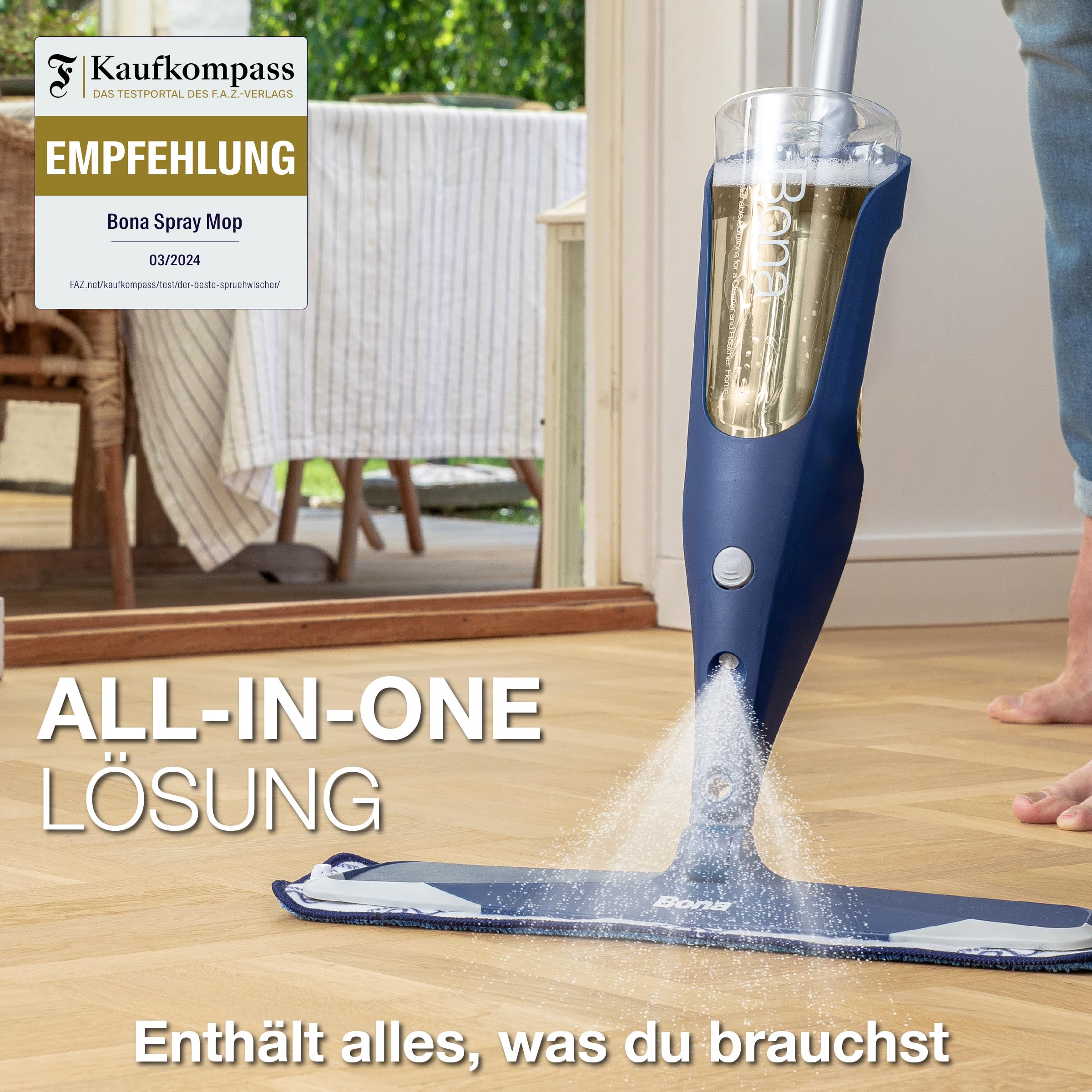 Spraymop für geölte Holzböden