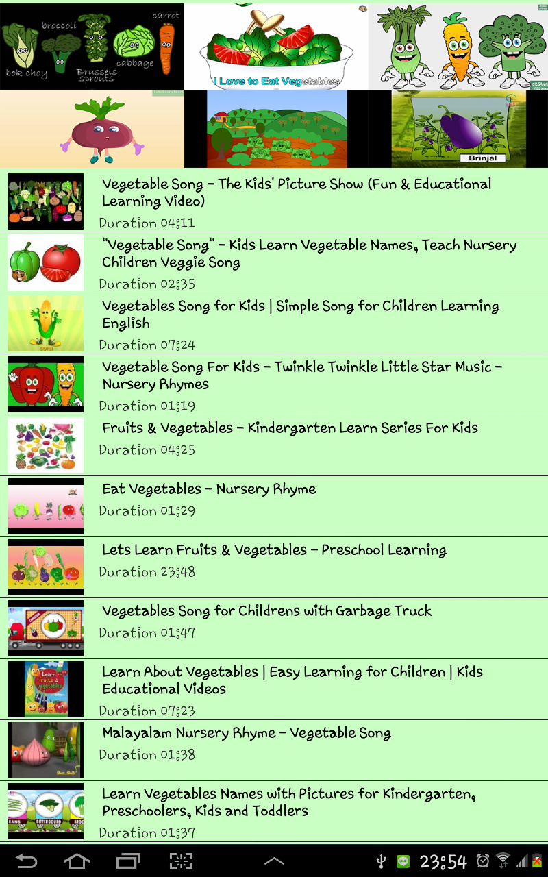 Vegetable songAmazon.esAppstore for Android