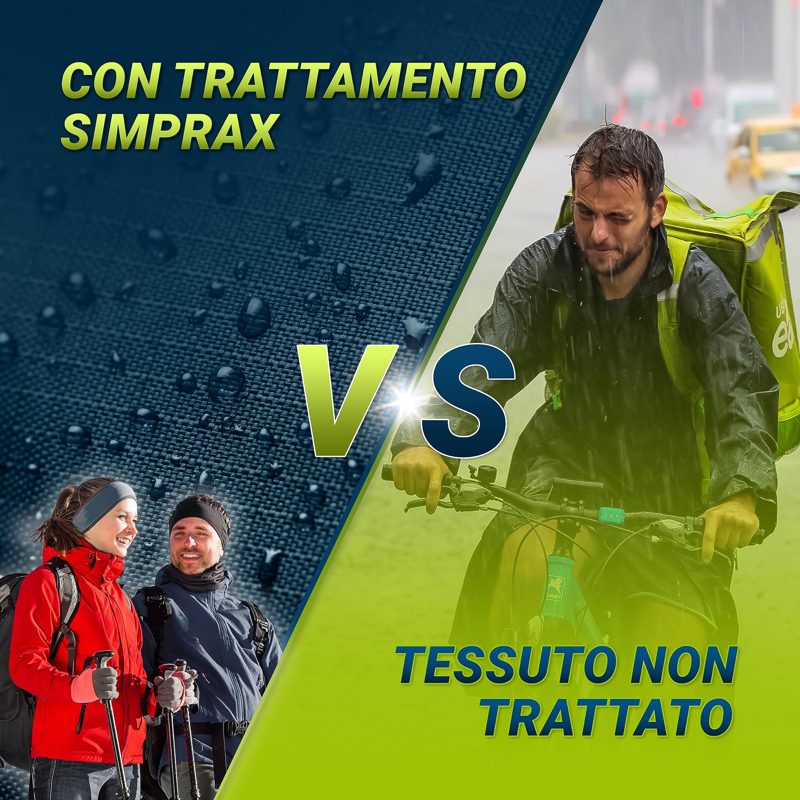 Detergente Impermeabilizzante Tessuti Ecologico & Senza PFC - Detersivo per Gore-Tex Sympatex Softshell & Abbigliamento Outdoor - Lavaggio in Lavatrice o Mano per Giacche Pantaloni