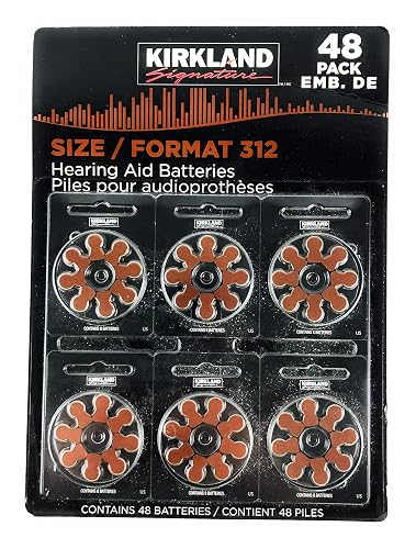 Signature 1.45 Volt Mercury Free Premium Quality Hearing Aid Batteries,