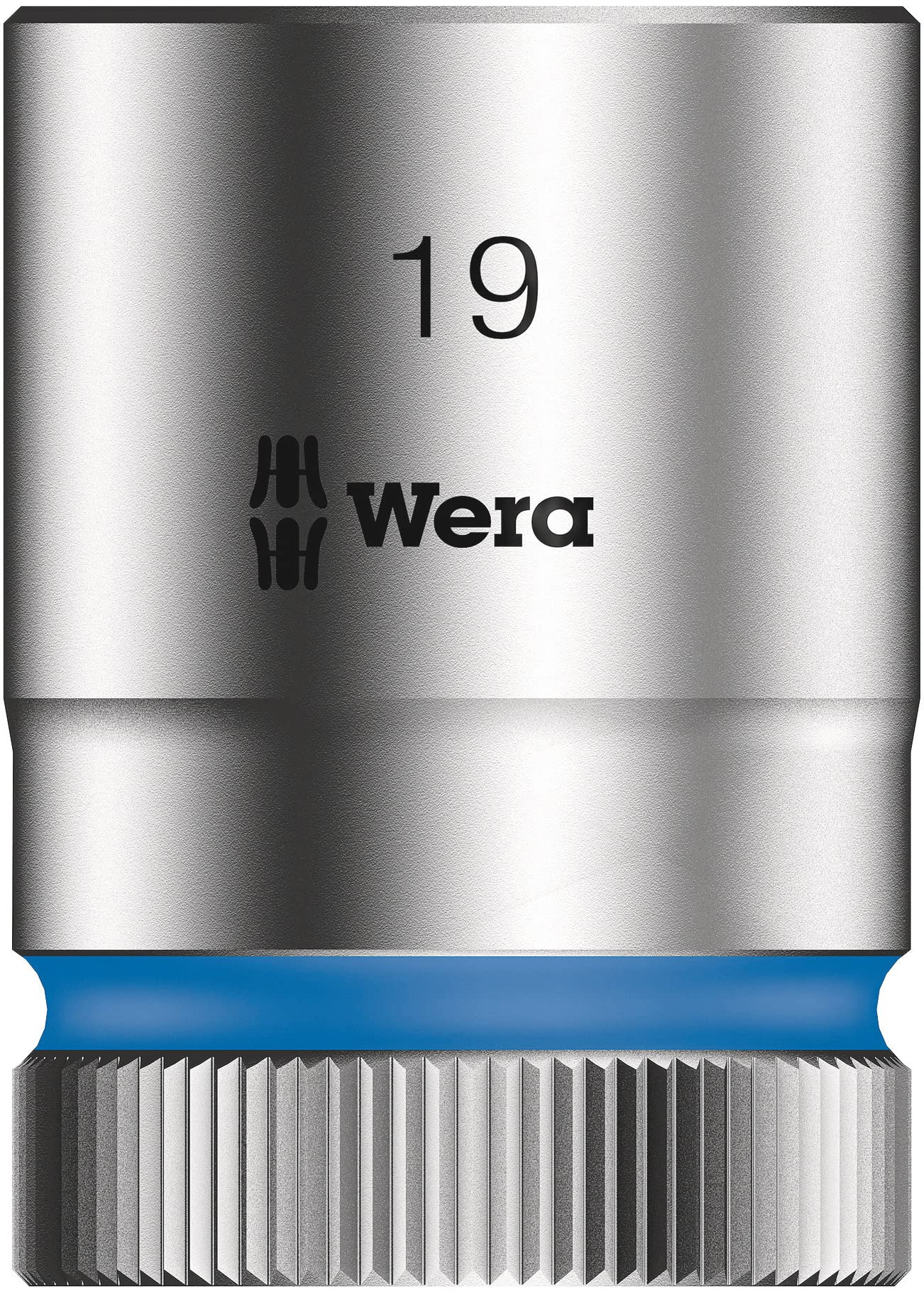 Wera 05005460001 Juego de llaves de vaso Zyklop en tira magnética de vasos C 4, arrastre de 1/2", 9 piezas, Negro