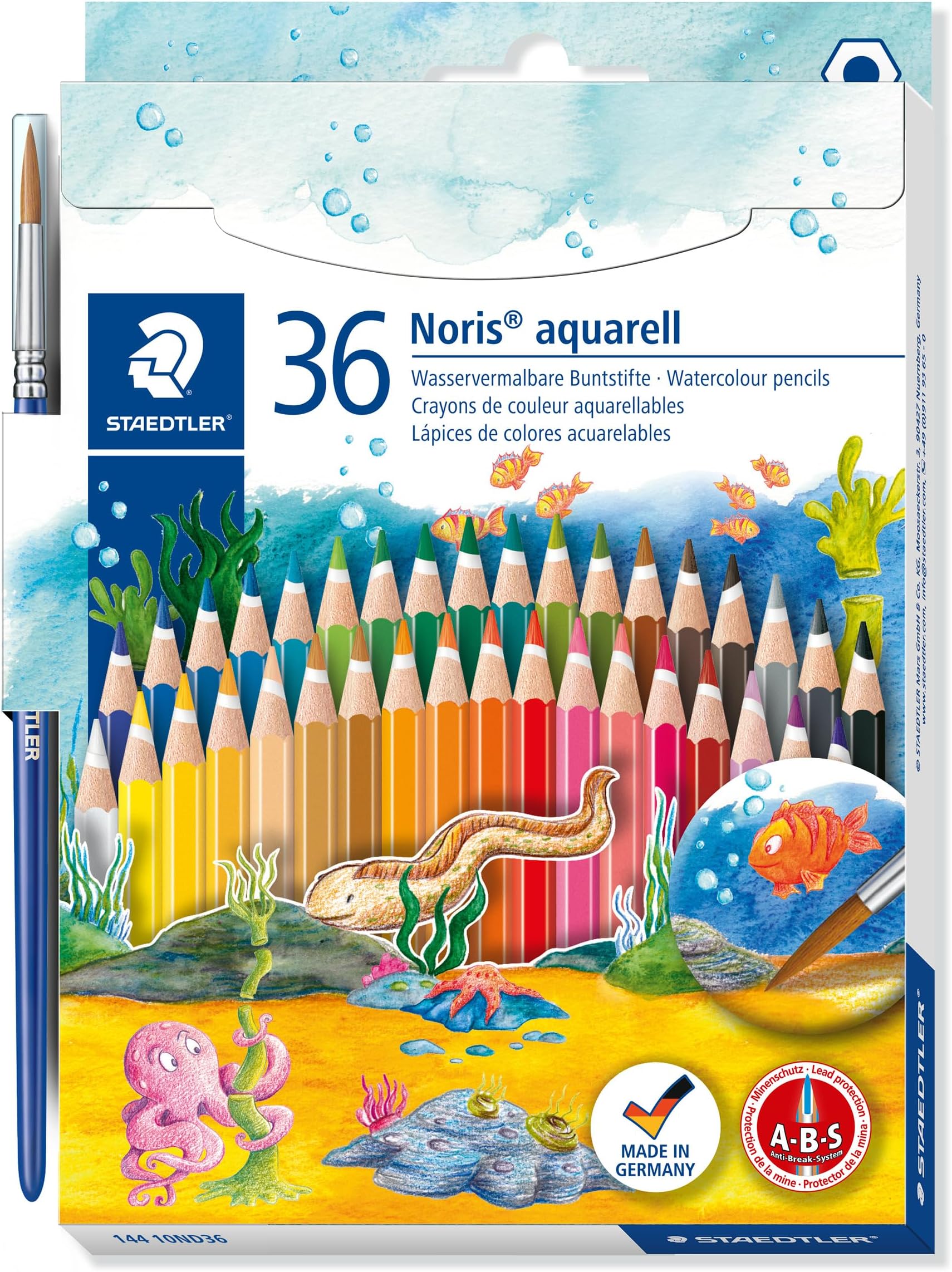 Watercolor Pencils, Box of 36 Colors (14410ND36)
