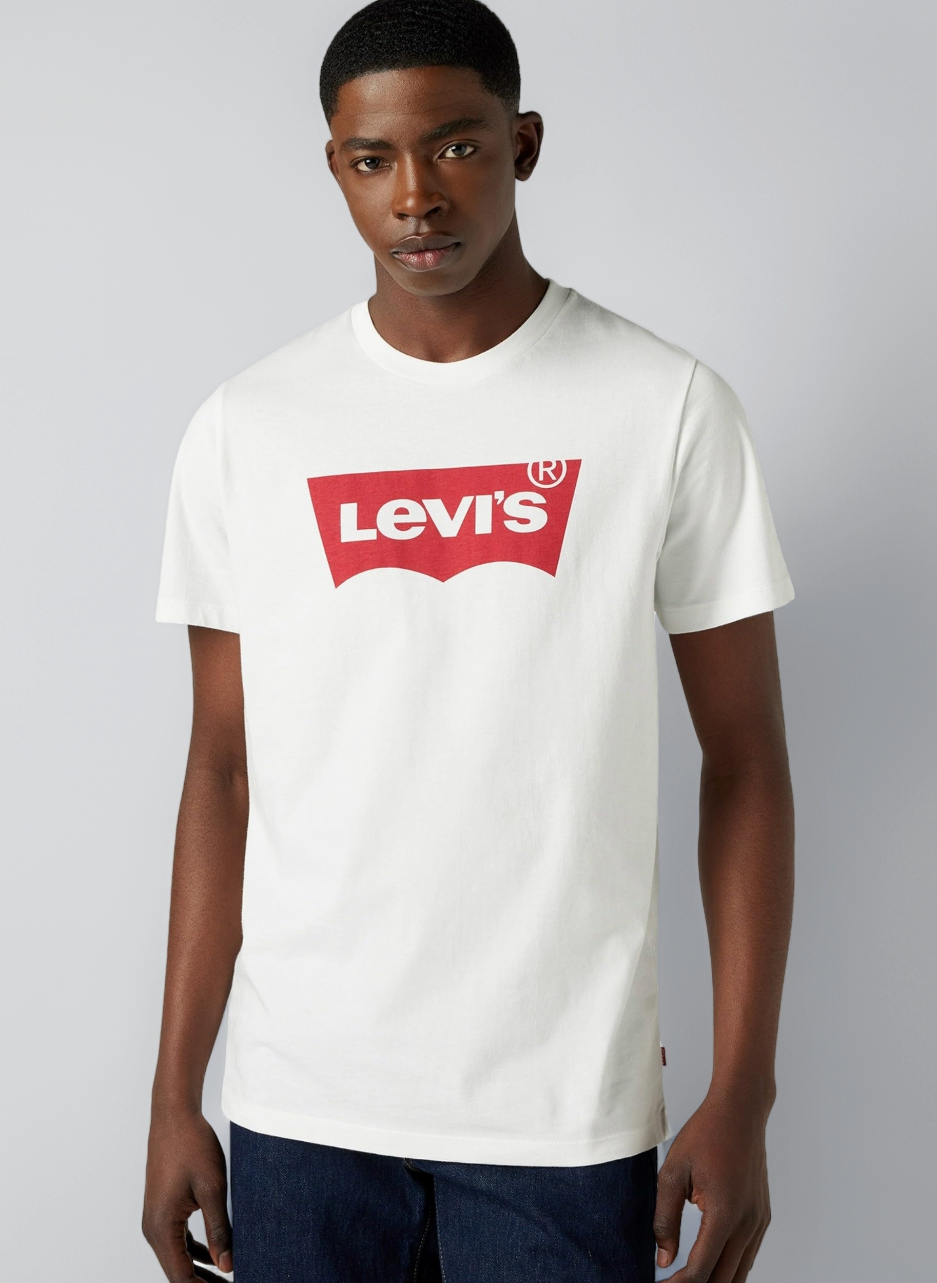Amazon.co.jp: [リーバイス] Tシャツ バットウイング ロゴ 半袖 メンズ