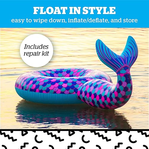 Miniatura 4 de Bigmouth Inc flotador de piscina, gigante, cola de sirena