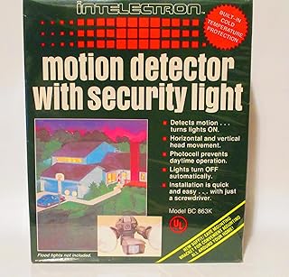 Motion Detector With Security Light
