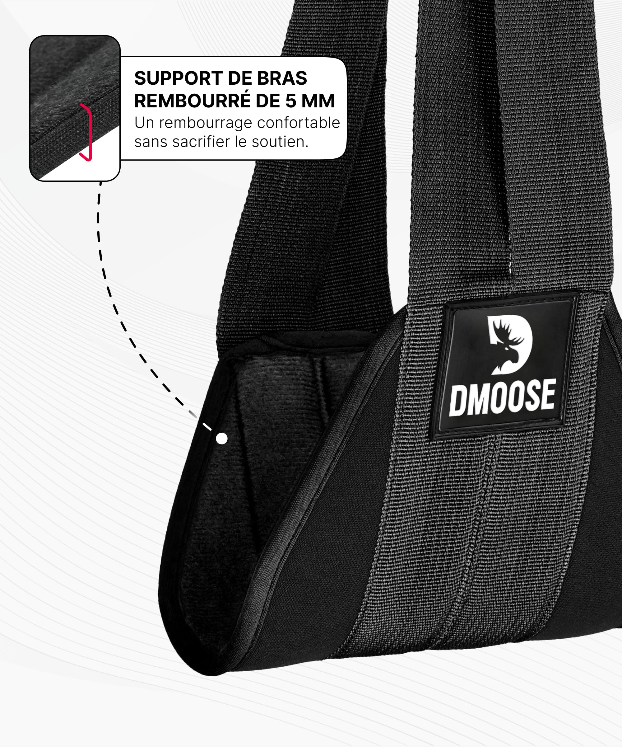 DMoose Fitness AB Straps – Sangles Abdominaux pour Tractions – Équipement de Musculation à Domicile – Entraînement Core et Abdos – Qualité Premium pour Hommes et Femmes