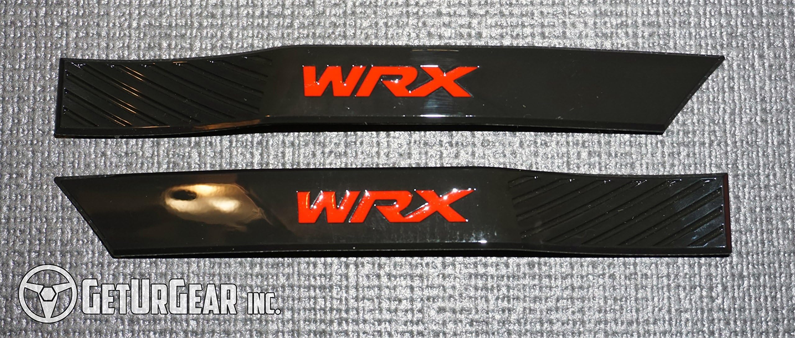 Custom Fender badge replacement for WRX STI 2008-2014 (WRX, Gloss Red WRX)