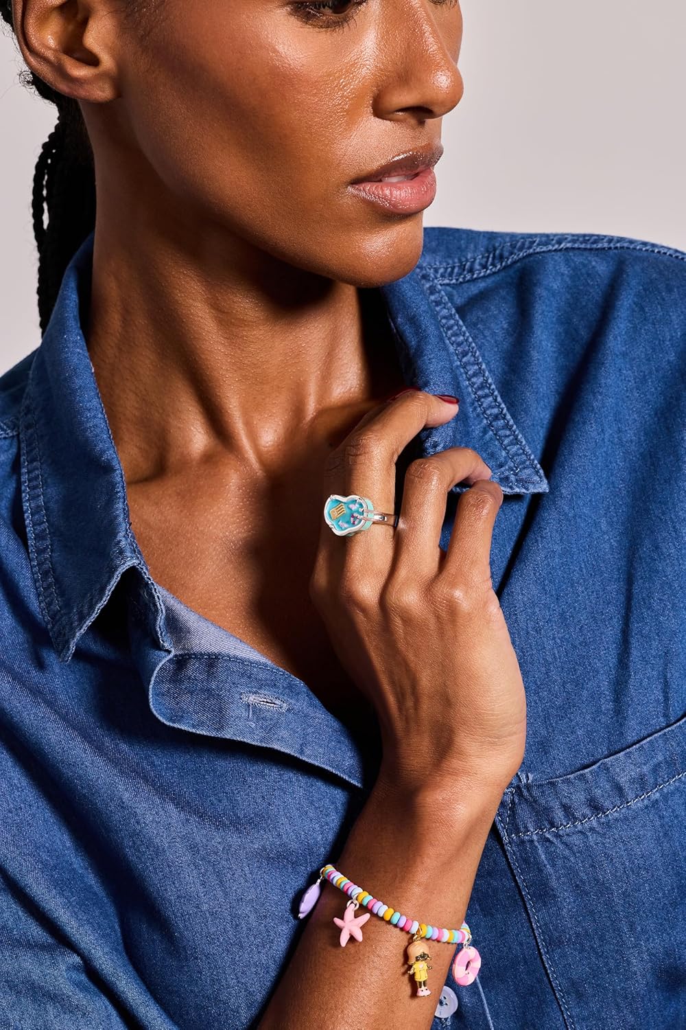 Alex and Ani Polly Pocket Pool Party Jewelry - Image 4