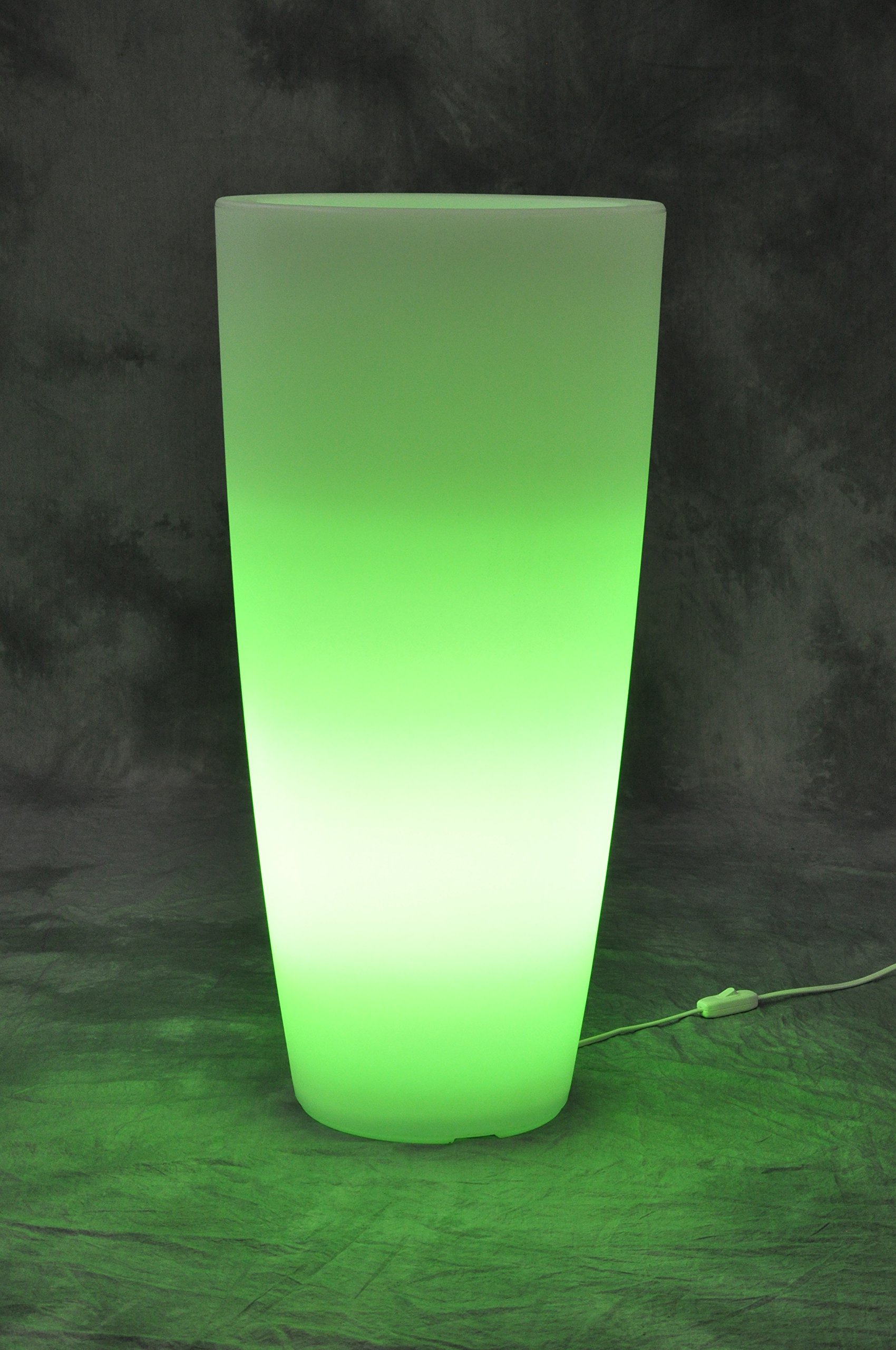 Vaso Stilo Square Bright Tekcnoplast 33x33 H70 Cm | Luce Verde - Foto 10