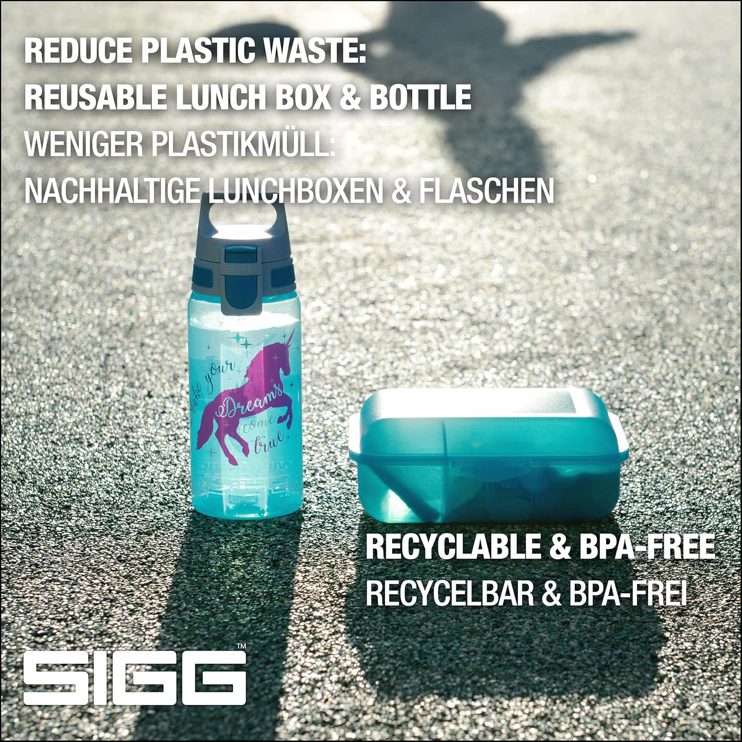 Sigg - Kids Lunch Box VIVA - Made in Germany - Dishwasher Safe - Food Containers for School, Daycare - Gifts Boys, Girls
