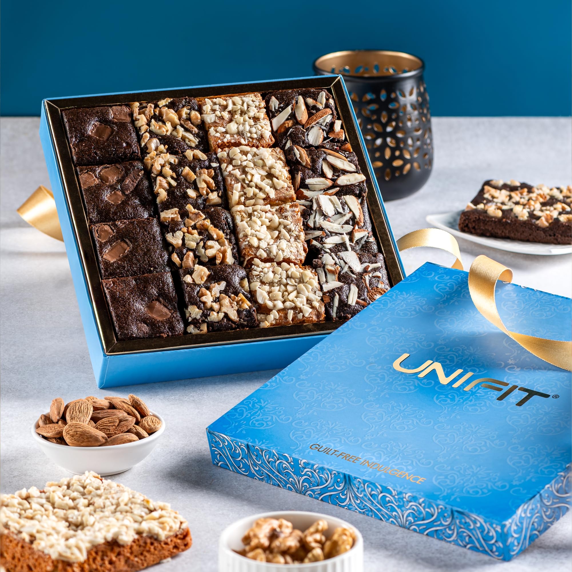 UNIFIT Premium Nutri Fudge-Goodness Of Almond&Oat Flour|No Maida|Protein&Fiber Rich Brownies-Dark Choco,Choco Walnut,Choco Almond,Peanut Butter (B0D4DWMBGH) Amazon Price History, Amazon Price Tracker