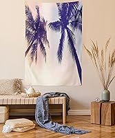 Vista 40 de Lunarable Tapiz de flores tamaño individual, racimo de flores abstractas con fondo de polinización de neón, formas de crecimiento de la naturaleza