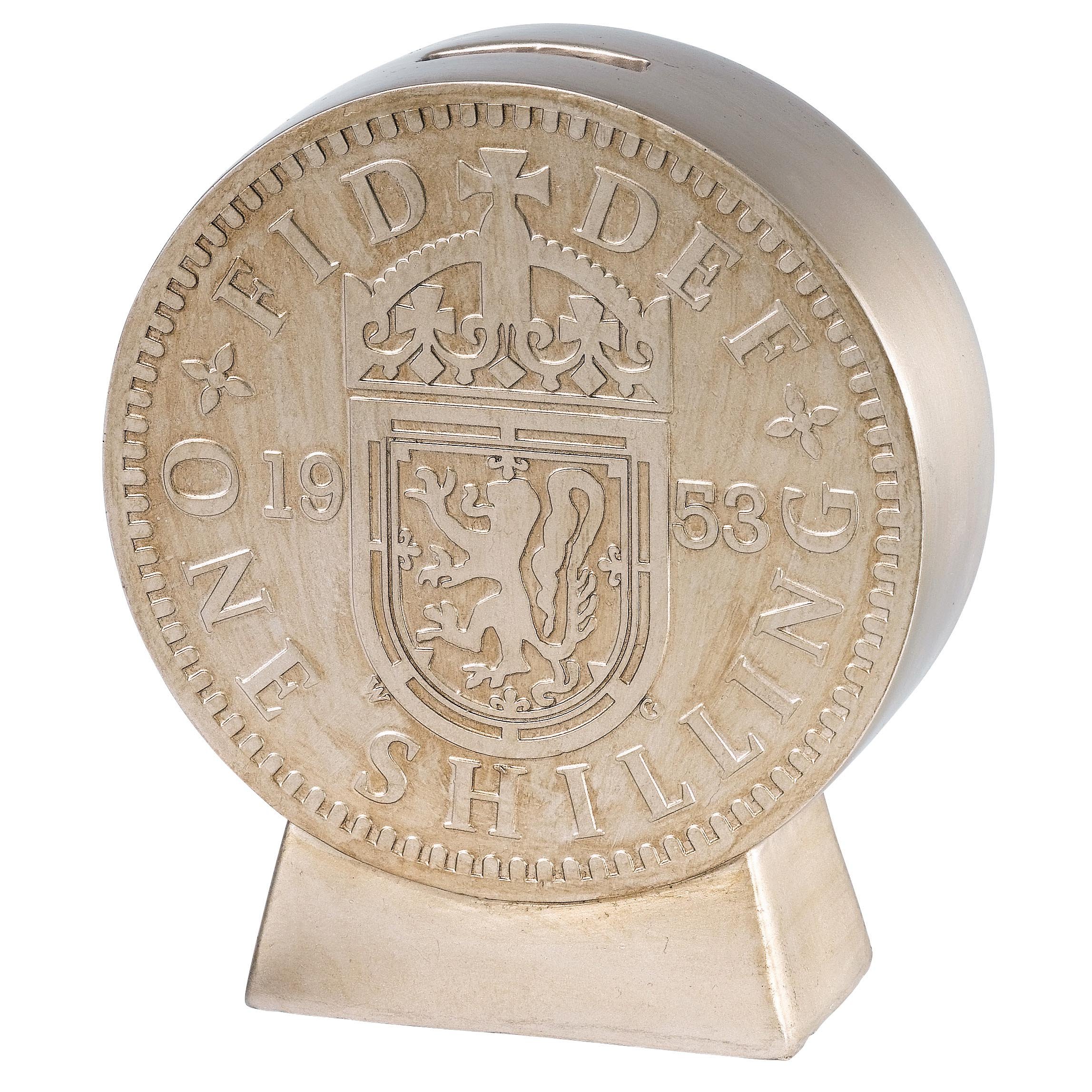 Enesco Multi-Colour Old Money "Shilling Money" Bank