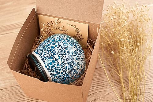 Vista 70 de MESHA Cajas de regalo pequeñas blancas de 4 x 4 x 4 pulgadas, paquete de 100 unidades, caja de regalo con tapas para regalos de dama de honor