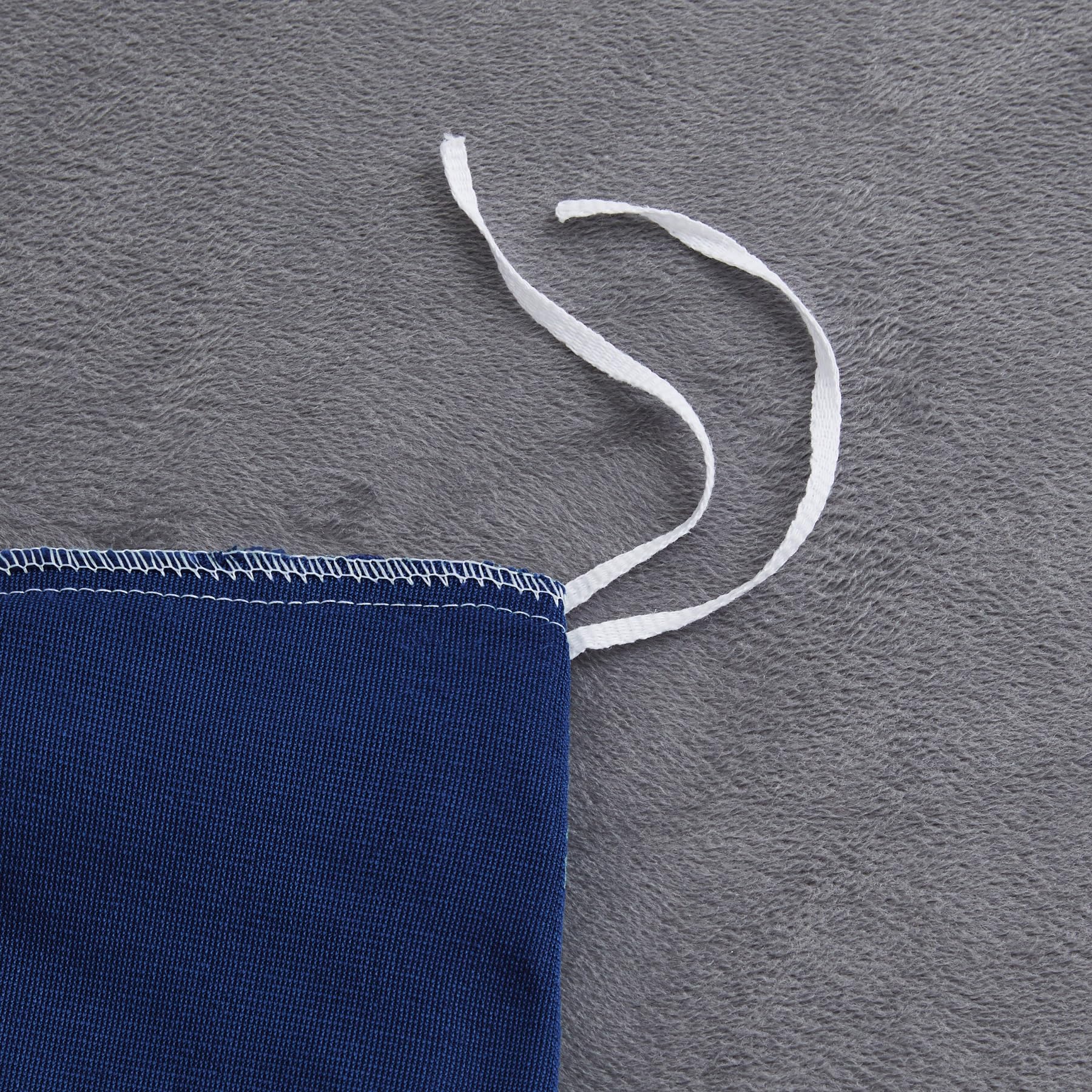 Damier Winter Plüsch Bettwäsche 220x240 Warm Blau Dunkelblau Grau Einfarbig Cashmere Touch Wende Bettwäsche Set Kuschelig Flauschige Bettwäsche 3 Teilig mit Reißverschluss und 2 Kissenbezüge 80x80 cm