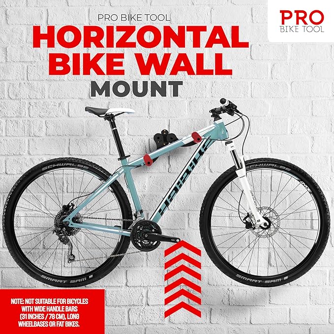 Soporte de pared para bicicleta PRO BIKE TOOL, 1 bicicleta, acero miniatura 3