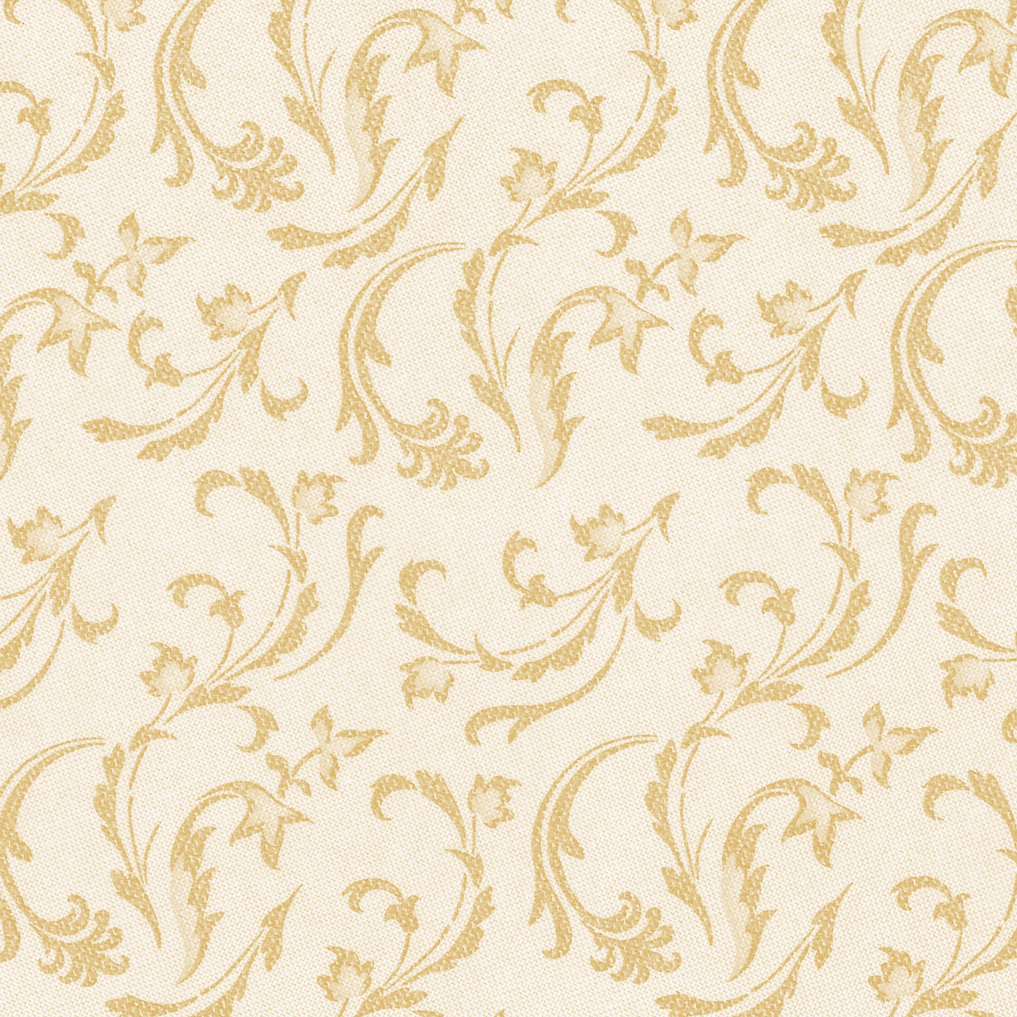 '50 Serviettes "ROYAL Collection 1/4-fold 40 cm x 40 cm Champagne' Damascato 84995 Papstar Design Napkins