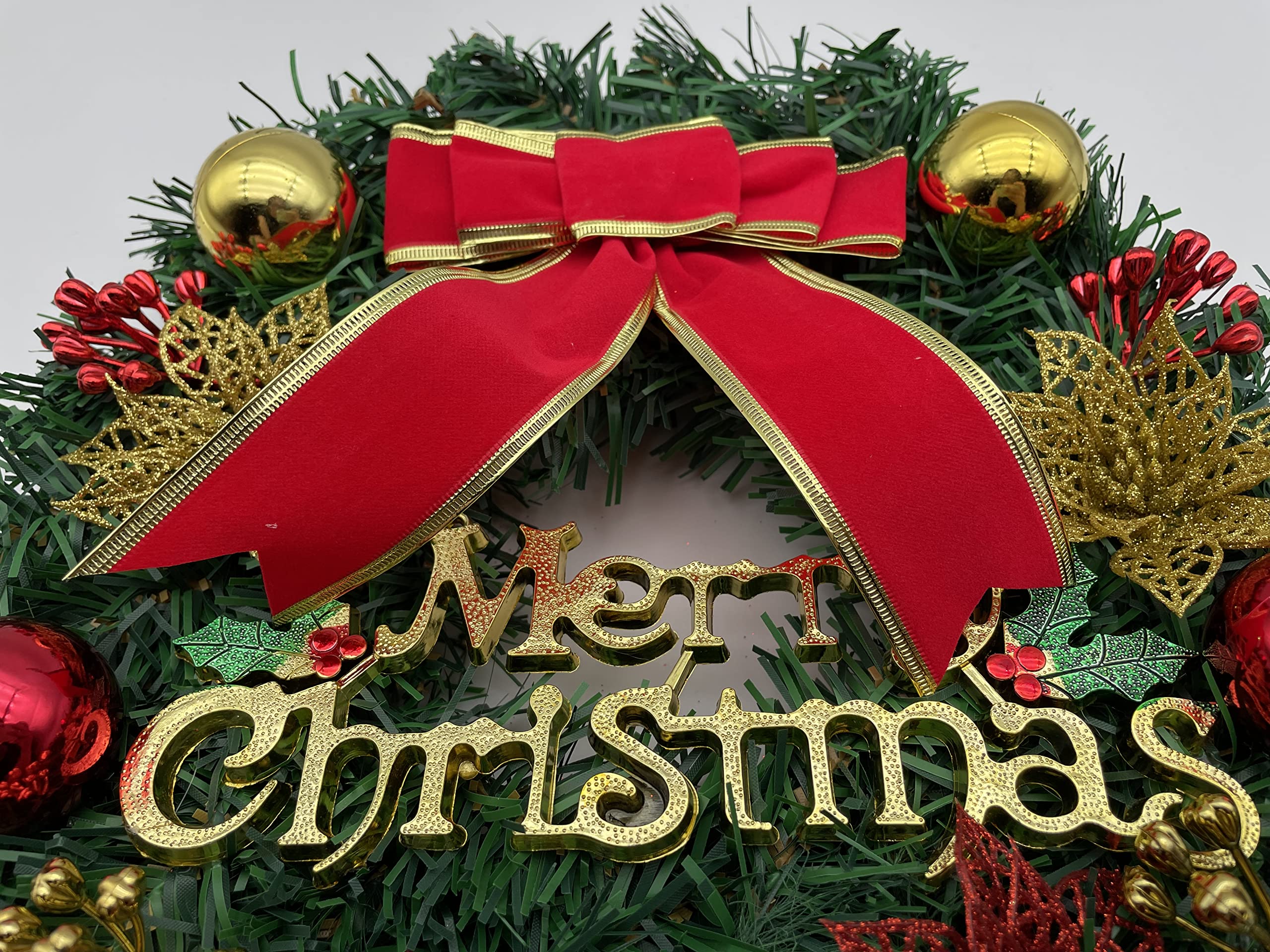 Amazon｜クリスマスリース クリスマス花輪 ドア 玄関 庭園 壁飾り