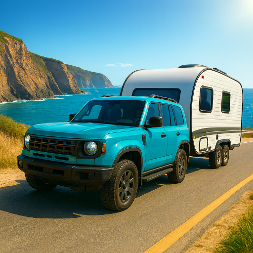 Camper Van Truck 3D: Road Trip Driving Simulator