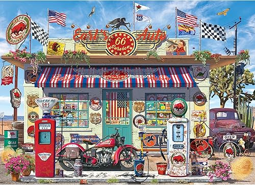 Miniatura 1 de RoseArt - Kodak Premium - Earl's Auto - Rompecabezas de 1000 piezas para adultos