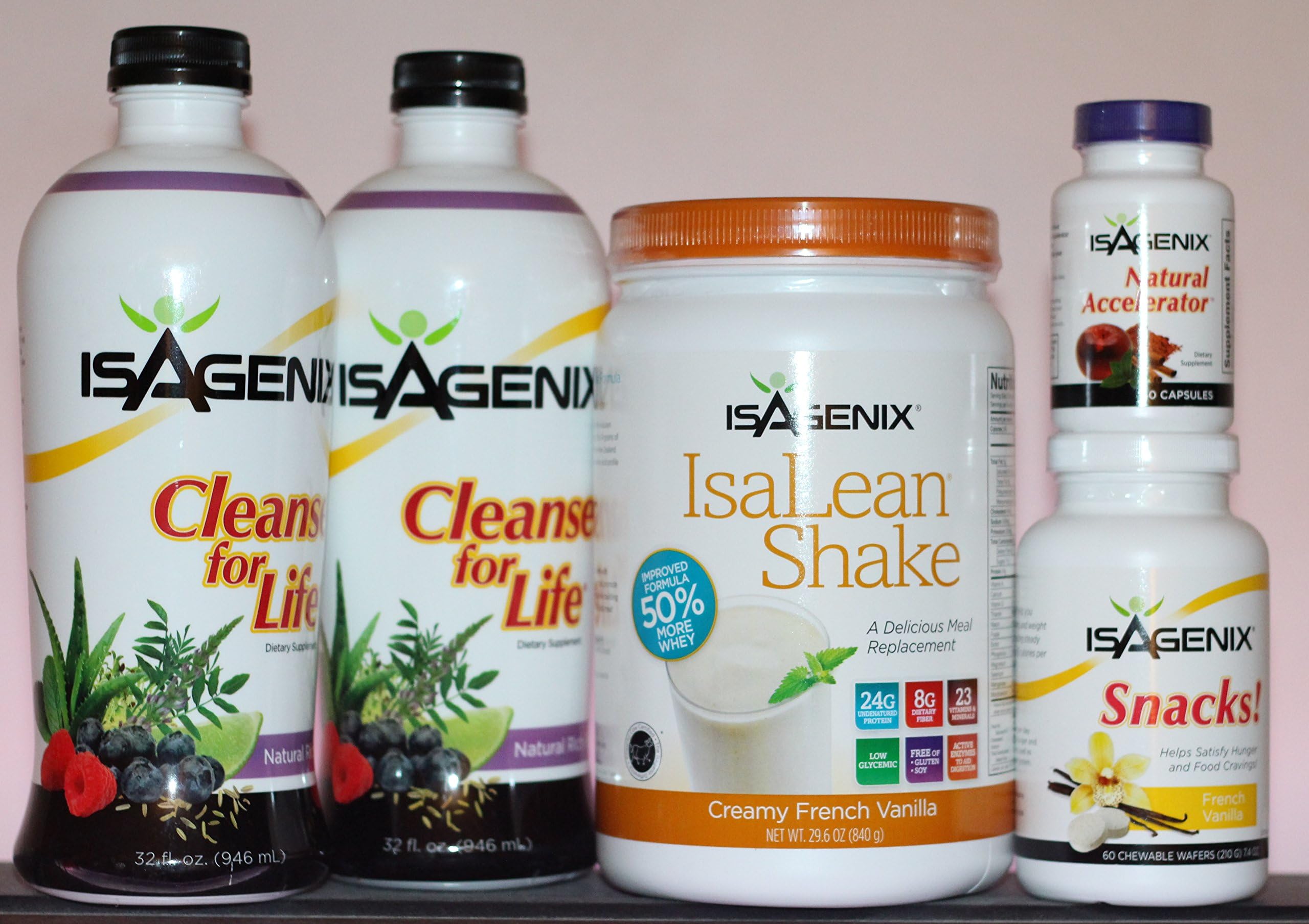 Isagenix Cleansing and Fat Burning System - 9 Day Program Vanilla Flavor