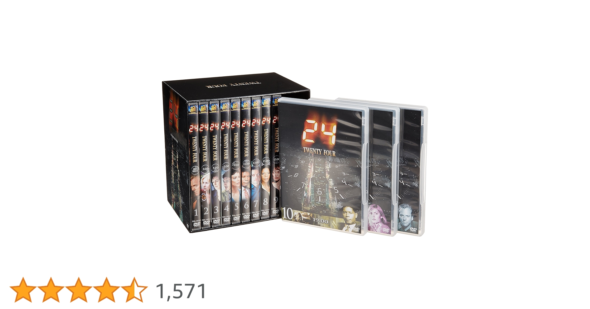 24 twenty four DVDセット ジャック・バウアー全巻セット「24 -TWENTY FOUR-」DVD : 24