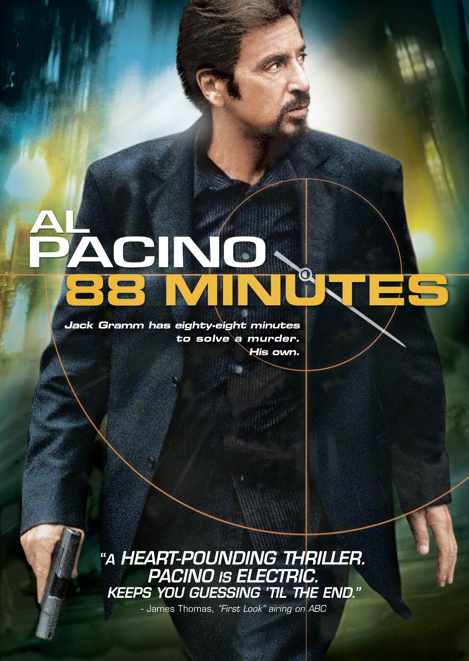 Película 88 Minutes DVD thriller psicológico importación EE. UU. Francia