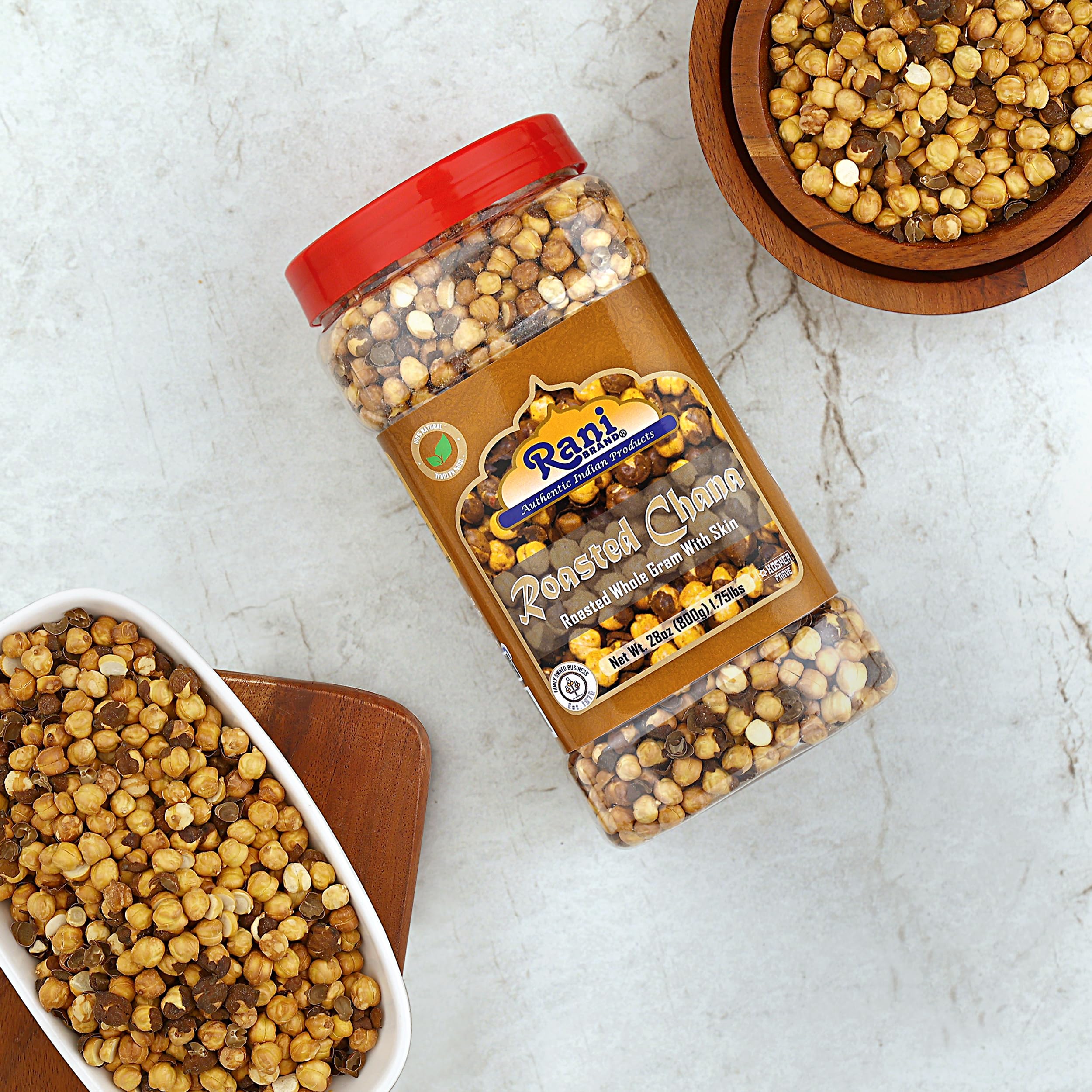 Amazon.com : Rani Roasted Chana (Chickpeas) Plain Flavor 28oz