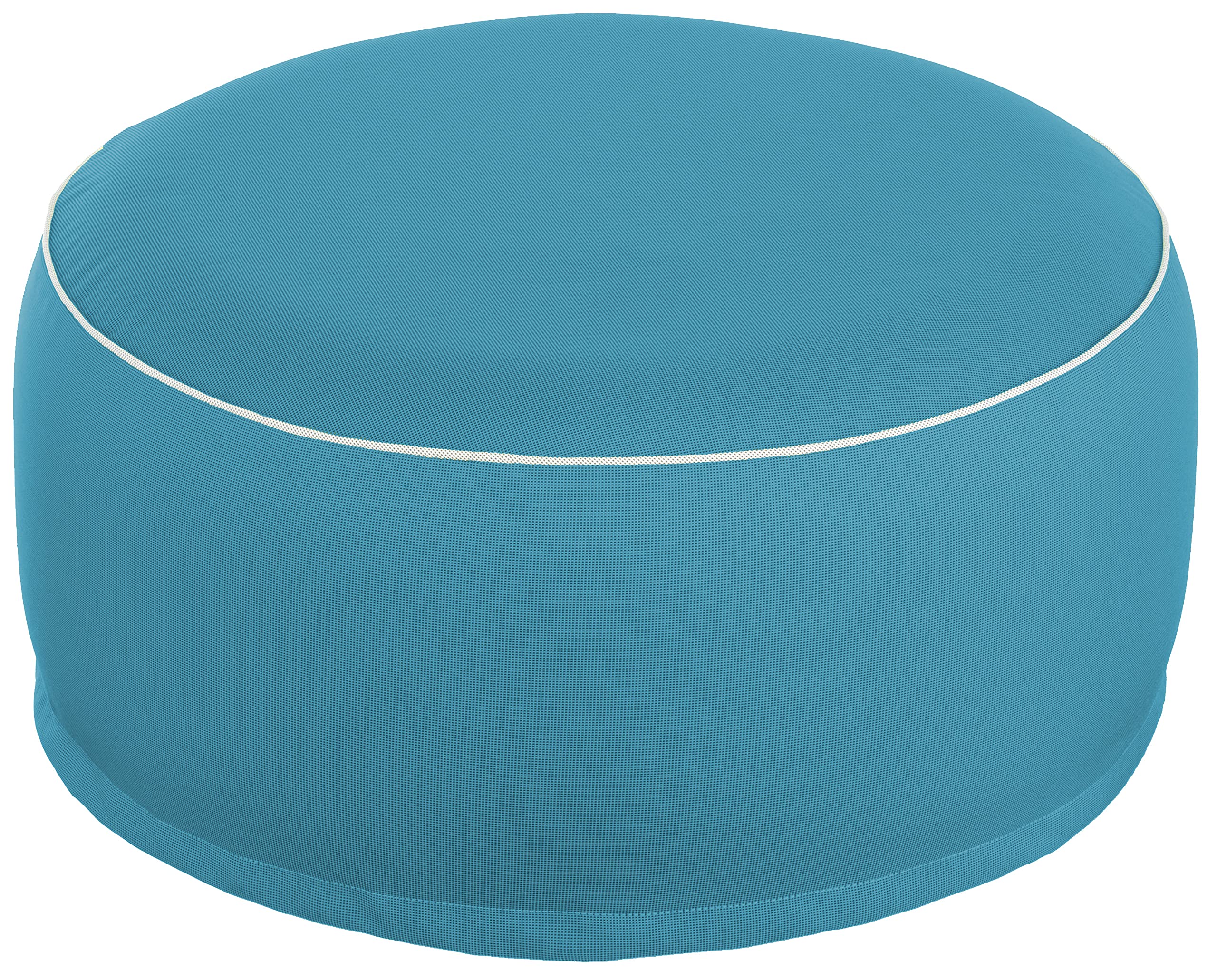 Brandsseller Pouf Gonfiabile per Esterni, Pouf Ø 55 x 25 cm, Impermeabile per Giardino, Terrazza, Soggiorno e Spiaggia, Resistente alle Intemperie e Facile da Pulire