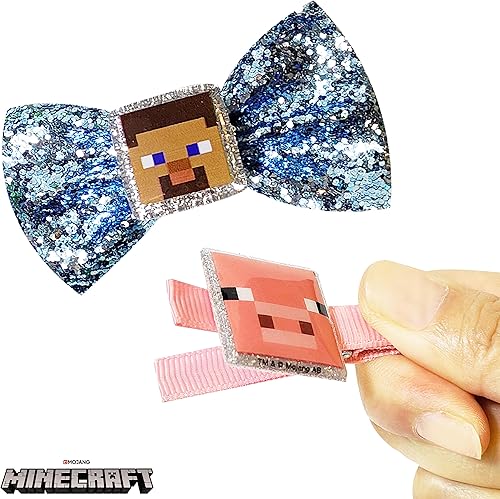 Miniatura 6 de LUV HER Mochila Minecraft con accesorio para el cabello, juego de juguetes a partir de 3 años