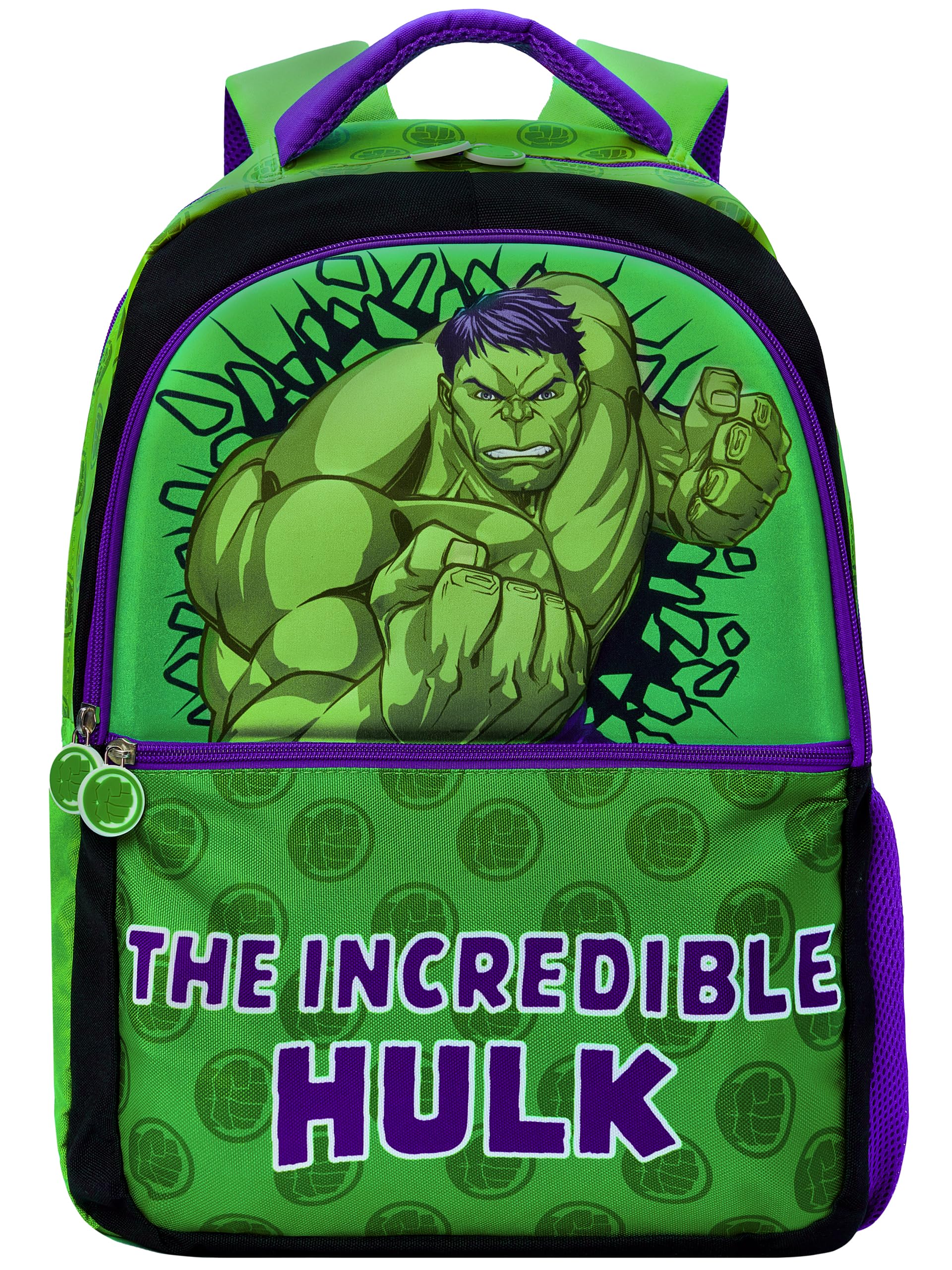 Marvel Sac à Dos Enfant, The Incredible Hulk sac enfant, Taille Unique
