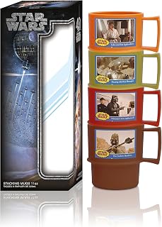 Star Wars stacking mugs 40th anniversary set of 4 mugs