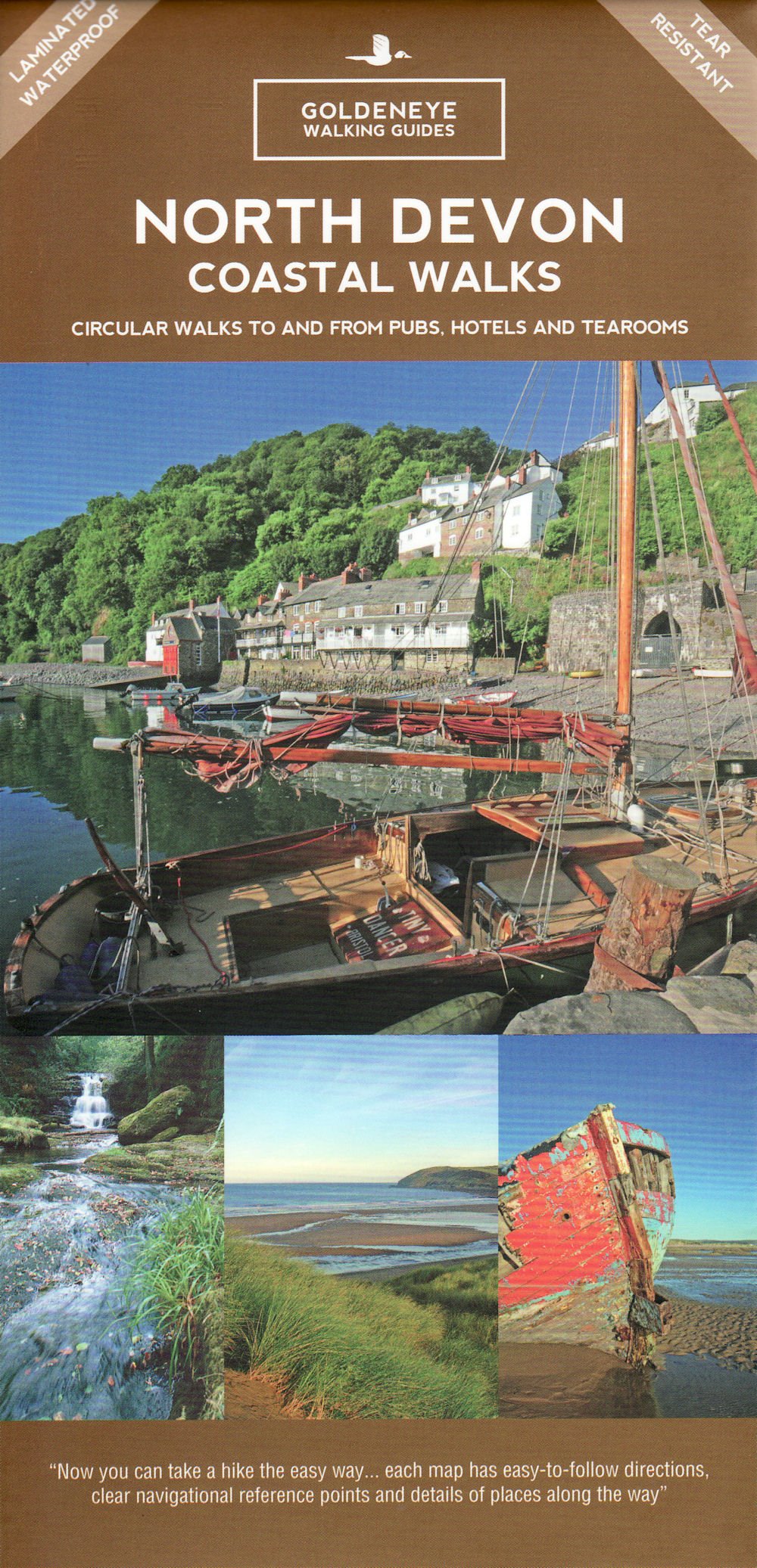 North Devon Coastal Walks (GOLDENEYE WALKING GUIDES). Fricker 9781859652534**