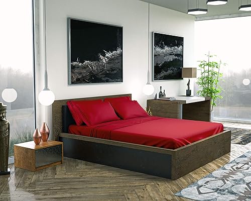 Miniatura 7 de DREAMCARE - Juego de sábanas de tamaño King, 6 piezas, refrescantes, esquinas de hasta 21 pulgadas de profundidad, colección 2500 Supreme, 100%