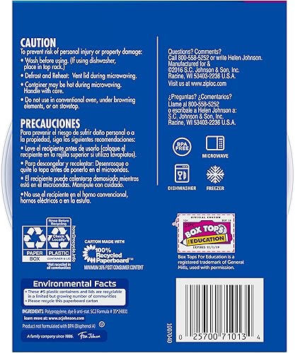Miniatura 5 de Ziploc Tazón grande Snap 'N Seal tapa 48 onzas contenedores 2 ct