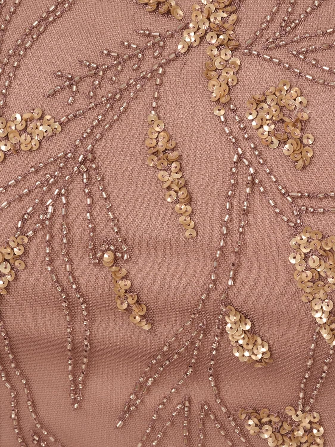 Adrianna Papell Womens Beaded Cocktail Dress - Image 3