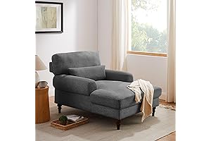 Gray Chaise Lounge with Adjustable Backrest