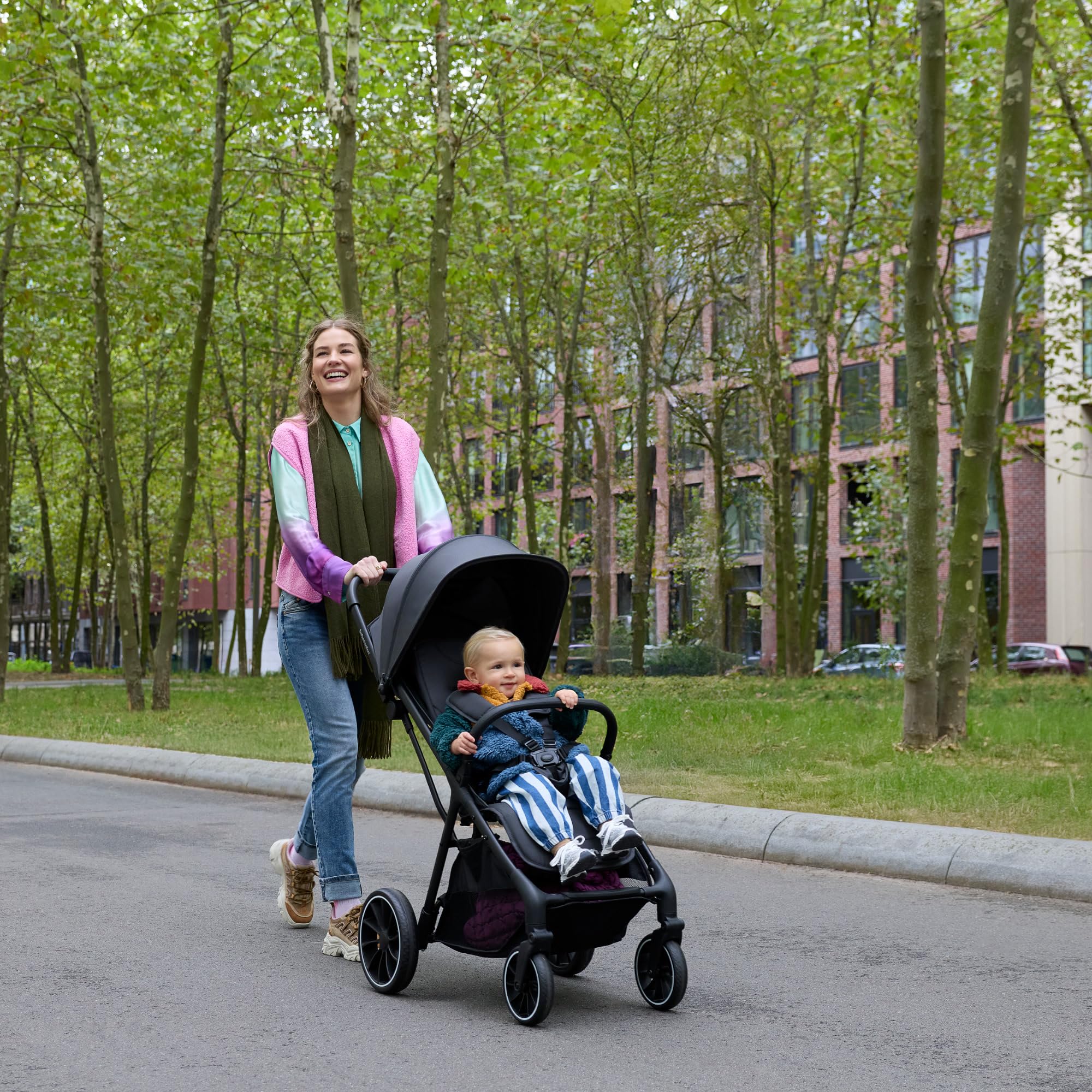 Bebeconfort Artic, Cochecito Bebe Reclinable, 0-22 kg, Mineral Graphite | Silla de Paseo Cómoda y Compacta, 0-4 Años, Ruedas Todoterreno, Plegado con Una Mano, Amplia Cesta de 5 kg